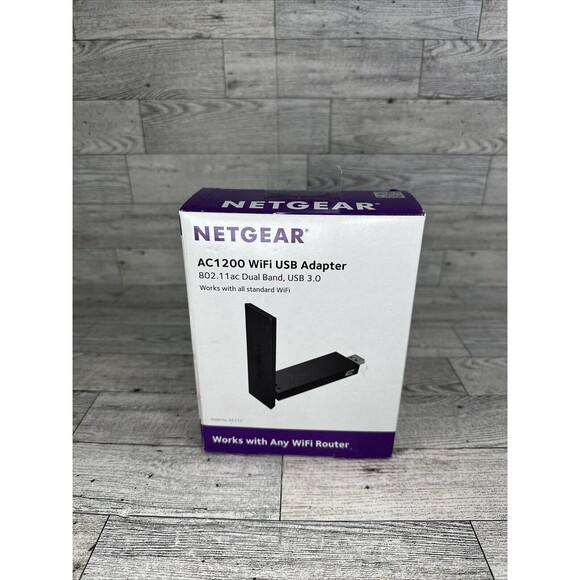 NETGEAR AC1200 USB 3.0 Wi-Fi Adapter - A6210-10000S - New - Picture 1 of 4